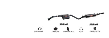 Redback Exhaust System for Holden Commodore (09/1991 - 1997), Calais (09/1991 - 09/1997) - Brixton 4x4 - Buy Online Now!